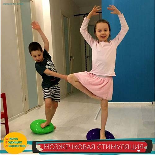 Тренировка на балансировочной доске