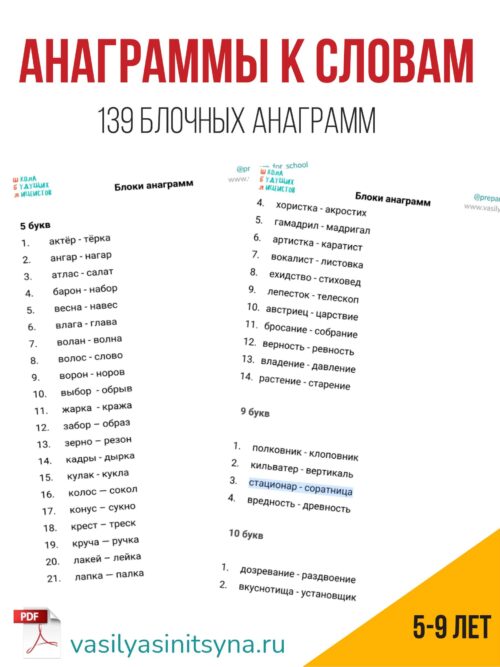 Анаграммы, анаграмма к слову Анаграммы, анаграмма к слову анаграммы из букв