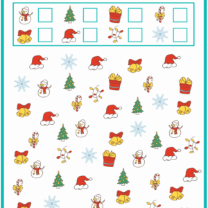 Найди и посчитай, внимательность