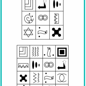 узнавание фигур, методика бернштейна, тест бернштейна, узнавание фигур, методика бернштейна, тест бернштейна, развитие памяти, задания на память, зрительная память, тест на память,