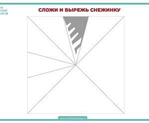 СНЕЖИНКИ ч.1, работа с ножницами