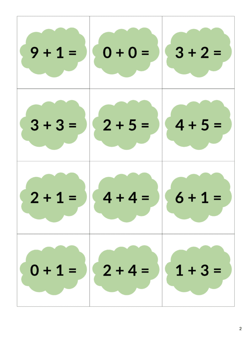 математическая игра на сложение и вычитание чисел