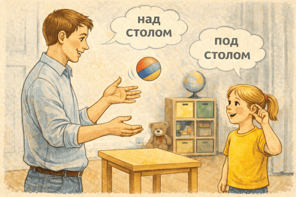 Как развивать ориентировку в пространстве у ребёнка 4–6 лет 2 игра на пространственную ориентацию - наоборот, ориентировка в пространстве, ориентация в пространстве