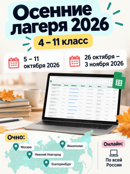 Осенние лагеря